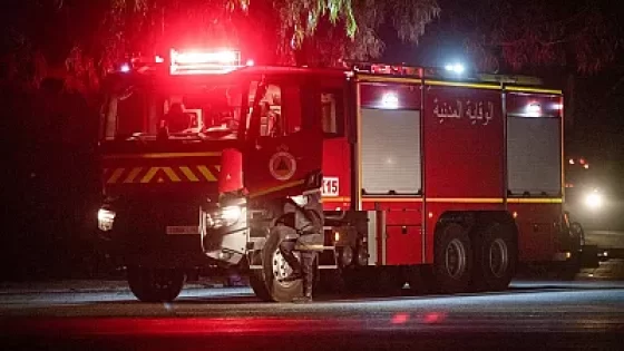 تماس كهربائي يسبب حريقا بإحدى غرف الحي الجامعي بهذه المدينة…