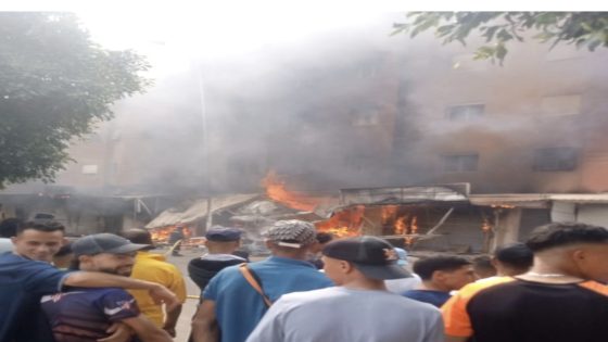 مراكش – احتراق واجهات لمحلات تجارية بتامنصورت بسبب شي رؤوس أضاحي العيد