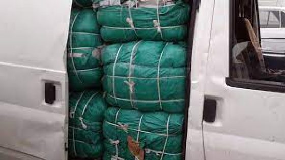 وجدة..تهريب أطنان من الملابس المستعملة