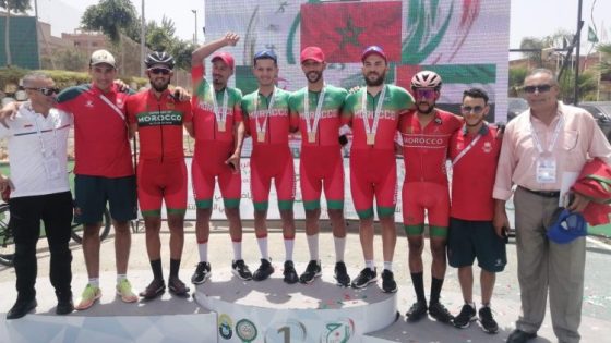 الجزائر- المنتخب المغربي للدراجات يحرز ذهبية الألعاب الرياضية العربية