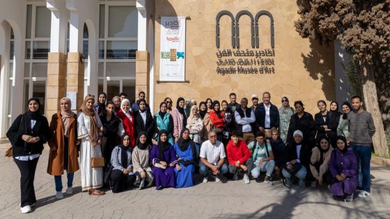أكادير متحف الفن يستقبل هيئة تدريس وطلبة مسلك الفنون والتراث والسياحة