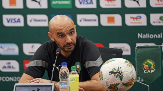 الركراكي يتطلع لنيل المنتخب المغربي كأس الأمم الإفريقية