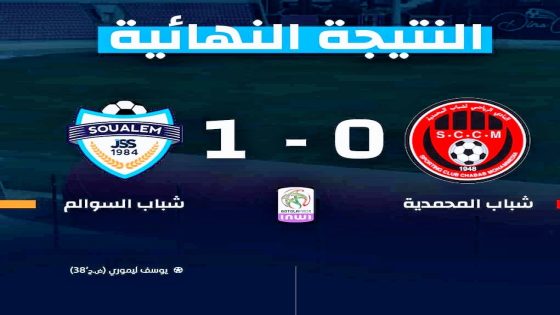 شباب المحمدية ينهزم أمام ضيفه شباب السوالم (0-1)