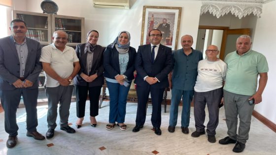 لقاء موسع مع رئيس جامعة السلطان مولاي سليمان ببني ملال في إطار التحضير للمناظرة الرابعة للإعلام