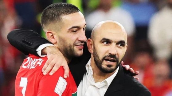 الركراكي يسافر إلى أوروبا لحسم الخلاف مع زياش
