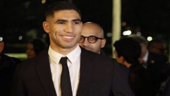 حكيمي يحضر مأدبة عشاء ملكية تكريما للرئيس الفرنسي ماكرون في الرباط