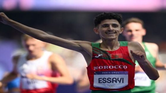 أنس الساعي يحطم الرقم القياسي المغربي في سباق 3000 متر داخل القاعة