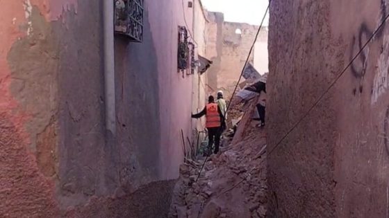 ذعر في مراكش بعد انهيار خمس منازل دون خسائر بشرية