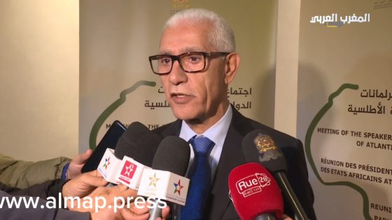 تصريح راشيد الطالبي العلمي عقب اختتام اجتماع رؤساء البرلمانات الوطنية للدول الأفريقية الأطلسية.