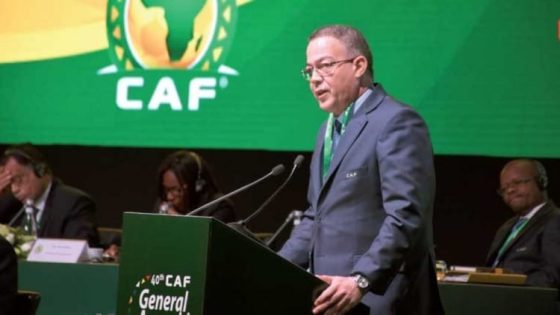 تعيين فوزي لقجع نائباً أول لرئيس الاتحاد الإفريقي لكرة القدم