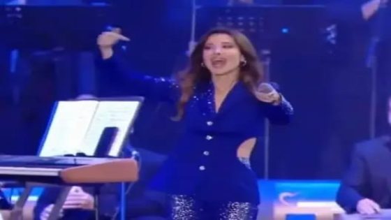 نانسي عجرم تثير الجدل مجددا في المغرب بعد تجاهلها للعلم الوطني في “موازين”