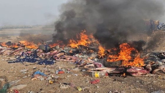 حجز شاحنة محمّلة بلحوم فاسدة وإتلافها بالكامل ضواحي برشيد