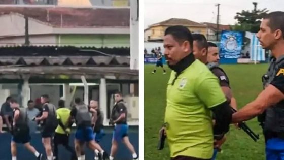 اعتقال حكم كرة قدم وسط الملعب بتهمة الانتماء لشبكة تهريب مخدرات يهز البرازيل