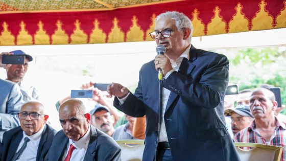 الامين العام لحزب الإستقلال وأعضاء المكتب السياسي يزور جماعة تفرانت بإقليم تاونات .