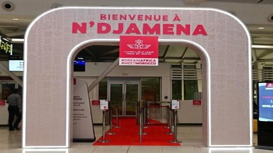 الخطوط الملكية المغربية تُطلق خطًا مباشرًا مع تشاد