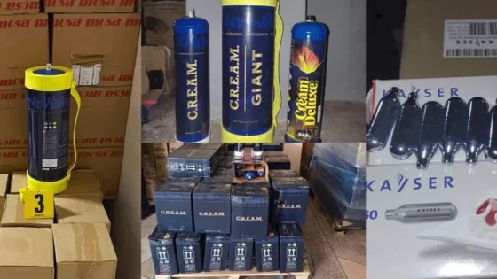 نجاح الأمن: إحباط تهريب 12 ألف قنينة غاز الضحك بميناء طنجة