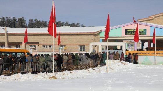 مؤسسة محمد الخامس للتضامن توزع مساعدات إنسانية لفائدة 4000 أسرة خلال موجة البرد القارس.