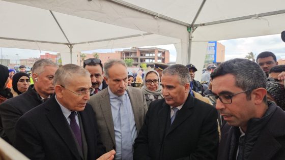 مراكش: افتتاح ممر تحت أرضي بمدارة الحي الصناعي وإعطاء الانطلاقة الرسمية لاستغلال الحافلات الجديدة
