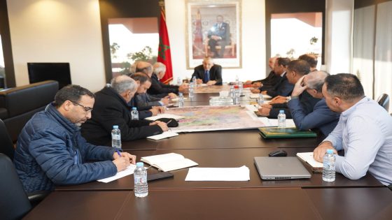 مراكش: تتبع تقدم أشغال مشروع ربط مراكش الكبرى بمحطة آسفي لتحلية مياه البحر