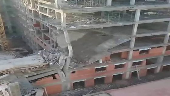 انهيار عمارة من خمسة طوابق قيد البناء بعين مزوار دون تسجيل خسائر بشرية