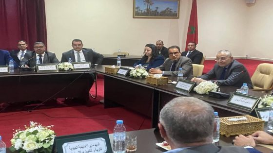 مشاريع واحة سيدي إبراهيم على طاولة اجتماع رسمي بالويدان بمشاركة السيد الرئيس الشقيق ورئاسة السيد والي جهة مراكش اسفي.