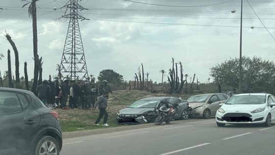 حادثة سير خطيرة بالطريق المدارية بمراكش تُصيب عدداً من الأشخاص وتستنفر المصالح الأمنية