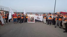 عمال وسائقو النقل الحضري بمراكش يحتجون للمطالبة بالزيادة في الأجور وتحسين ظروف العمل