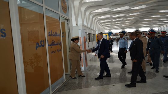 مراكش: والي الجهة يتفقد مطار مراكش-المنارة الدولي بمناسبة اليوم الوطني للمغاربة المقيمين بالخارج