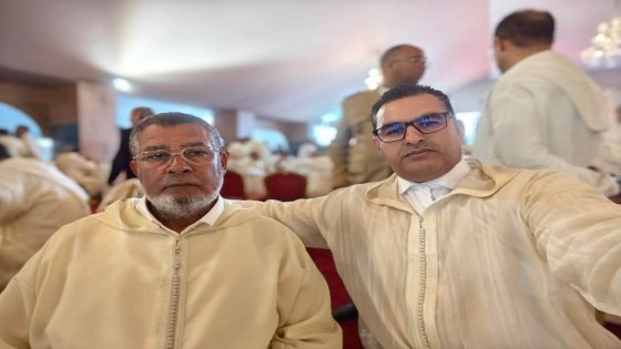 عبد الله الناجي رئيس جماعة الويدان يشارك في مراسم حفل الولاء بمناسبة الذكرى الـ27 لعيد العرش المجيد