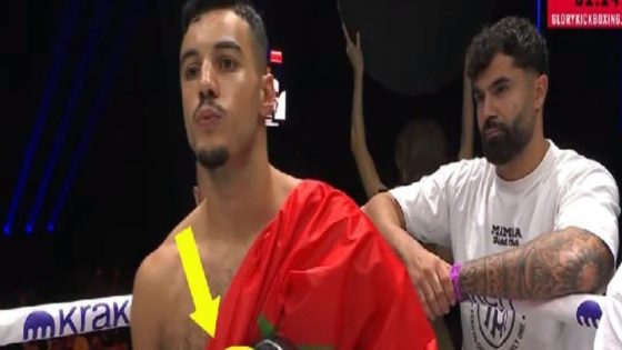 محمد حمدي يرفع الراية المغربية بعد انتصاره في GLORY فوز رياضي يتحول إلى رسالة اعتزاز بالهوية